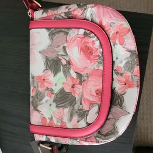 Denver Hayes Pink Floral Purse